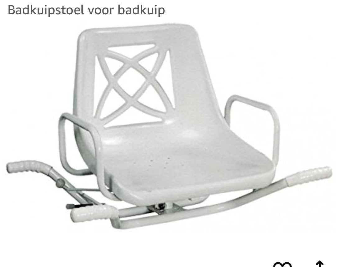 Draaibare badstoel, veilig douchen badzit, Ophalen of Verzenden, Zo goed als nieuw