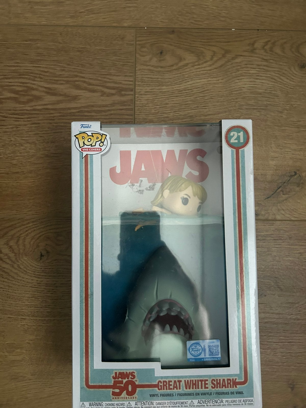 Great white shark funko pop! Jaws, Ophalen of Verzenden, Zo goed als nieuw