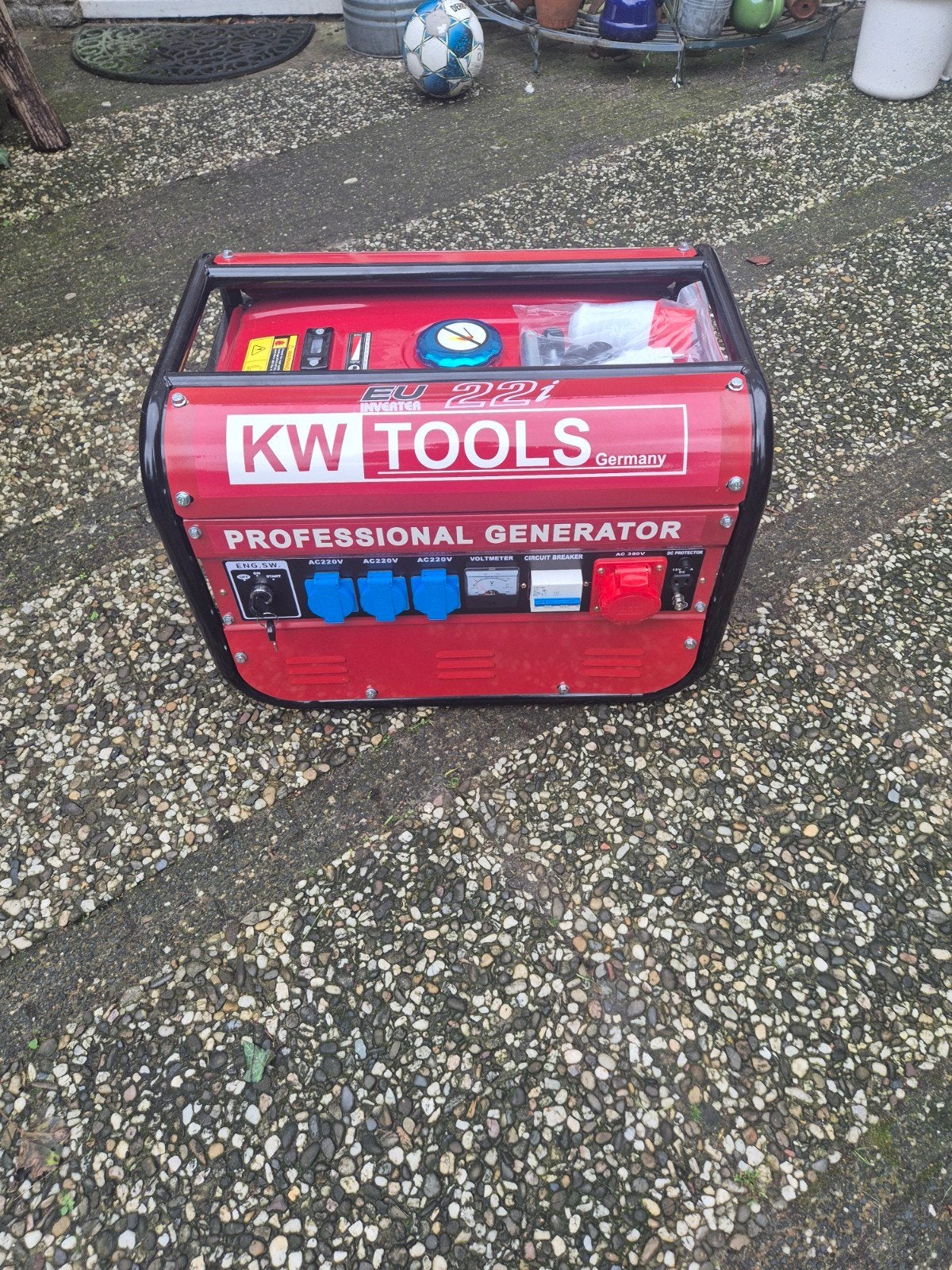 KW Tools EU 22i Professionele Generator - Zo goed als nieuw, Ophalen, Nieuw, Minder dan 5 kVA, Benzine
