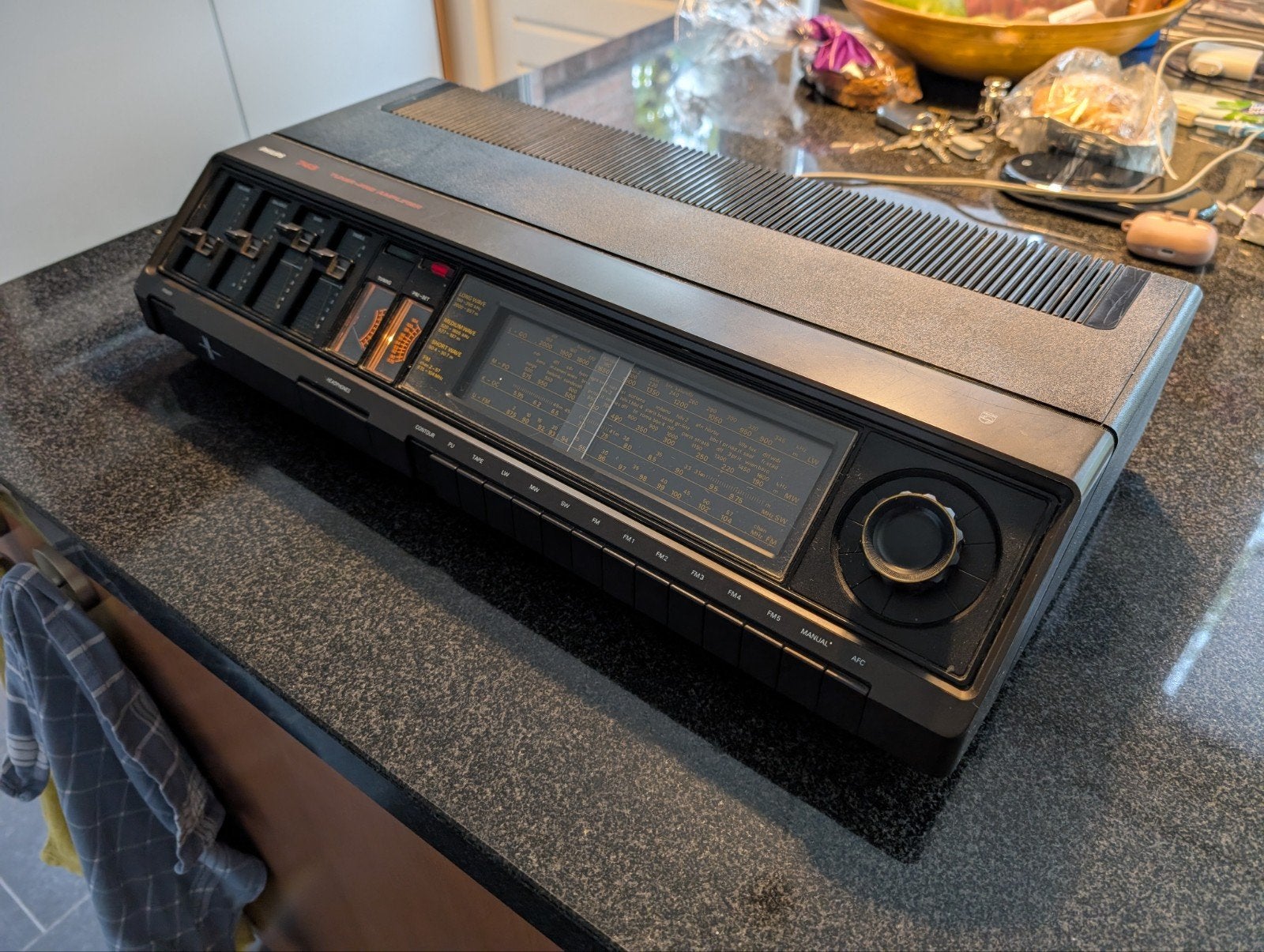Philips mfb tuner / versterker 22RH743, Gebruikt, Ophalen, Overige merken, Minder dan 60 watt