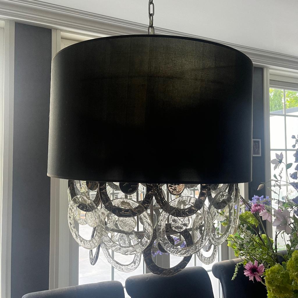 Hanglamp, Ophalen, Zo goed als nieuw, Glas, Minder dan 50 cm