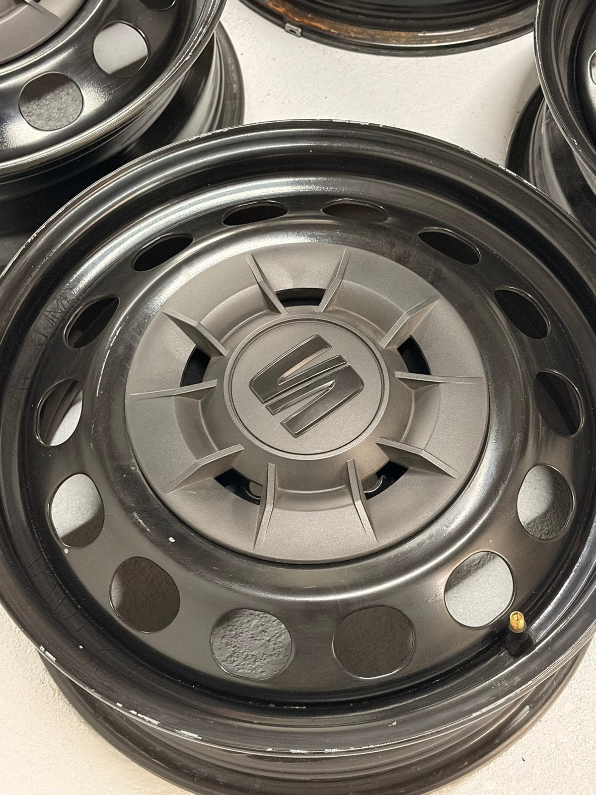 Set van 4 stalen velgen - 16 inch - 5x112 VW Skoda Seat Audi, Auto-onderdelen, Banden en Velgen, Ophalen, Velg(en), 16 inch, 205 mm