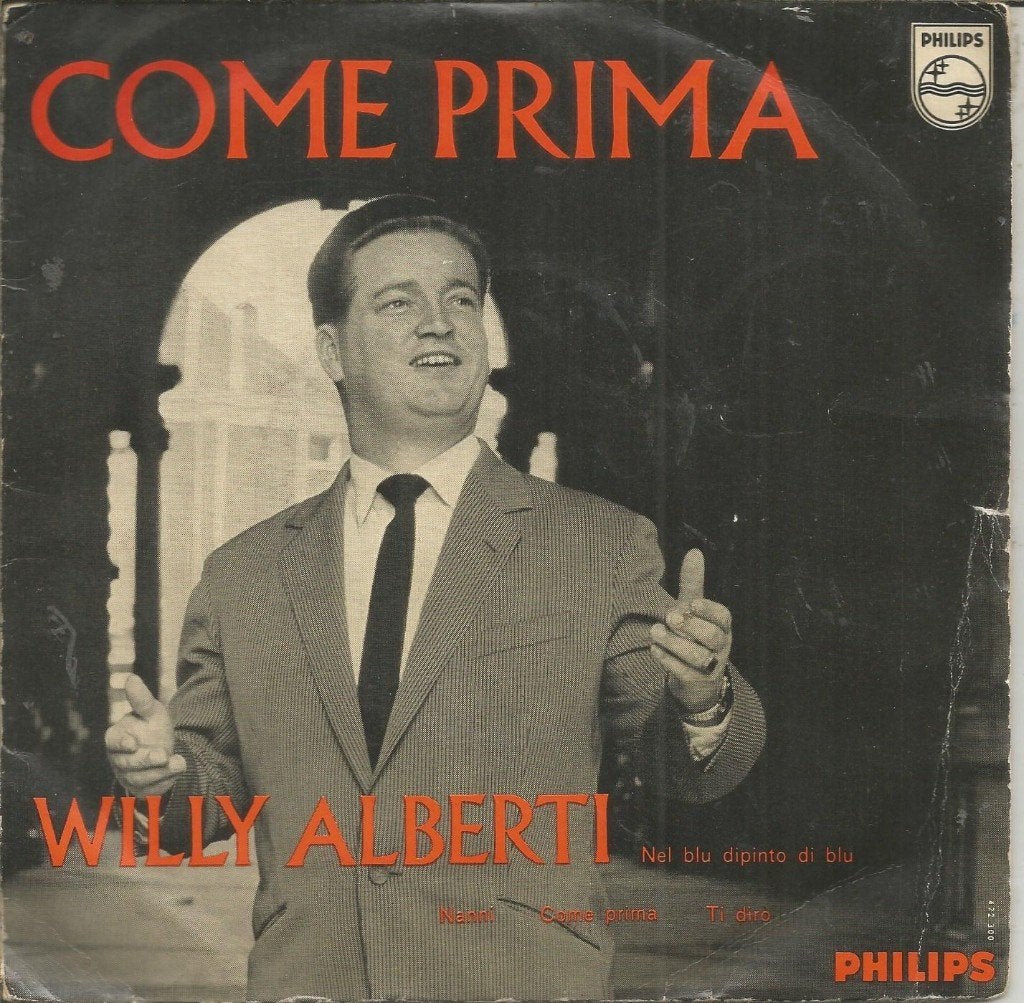 Willy Alberti – Come Prima (EP 1959), Cd's en Dvd's, 7 inch, Ophalen of Verzenden, Levenslied of Smartlap, EP