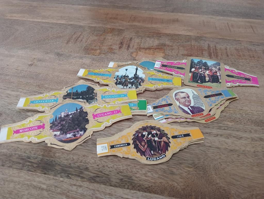 te koop sigarenbandjes, Ophalen of Verzenden, Gebruikt, Sigarenbandjes