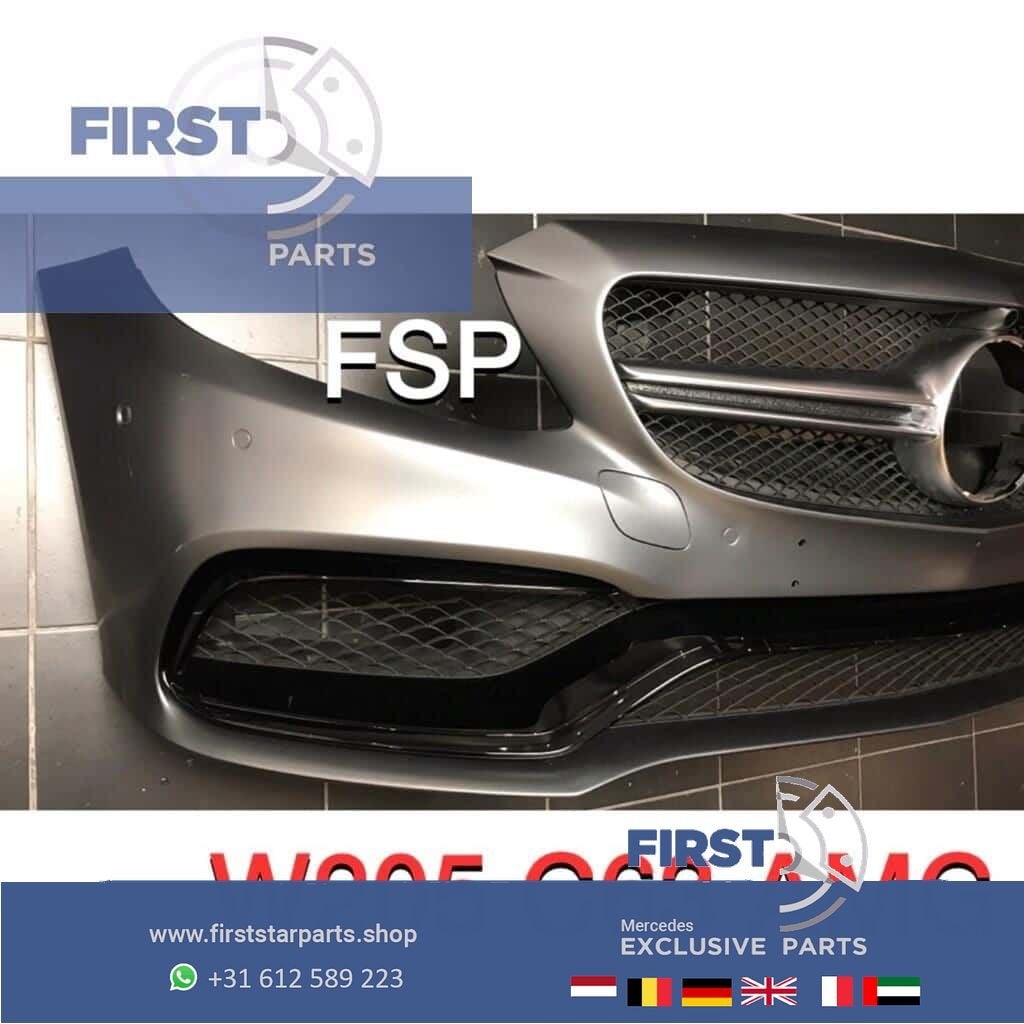W205 C63 AMG Voorbumper compleet origineel Mercedes C Klasse, Auto-onderdelen, Gebruikt, -, Voor, Ophalen of Verzenden