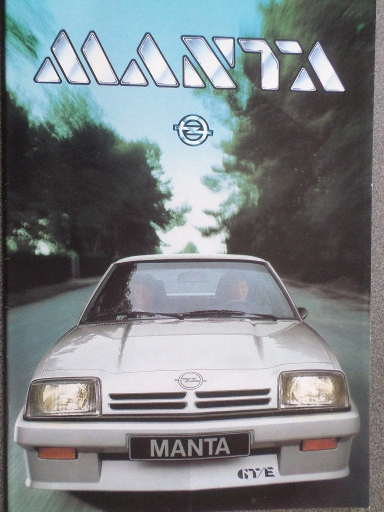Opel Manta 1983 Brochure, Boeken, Ophalen of Verzenden, Zo goed als nieuw, Opel