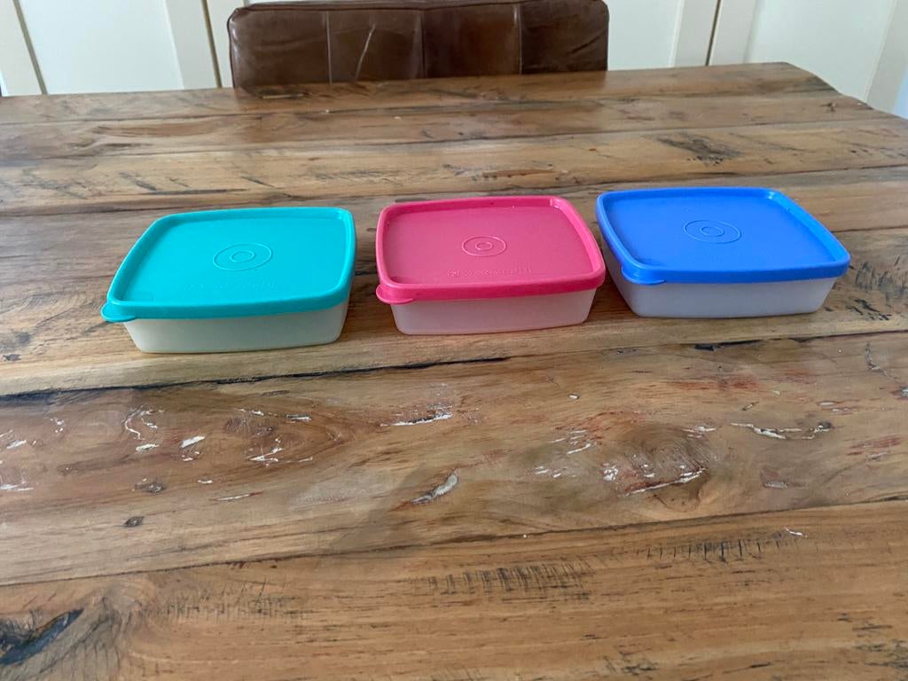 Tupperware diepvries bakjes met deksel, Ophalen of Verzenden, Bak of Kom