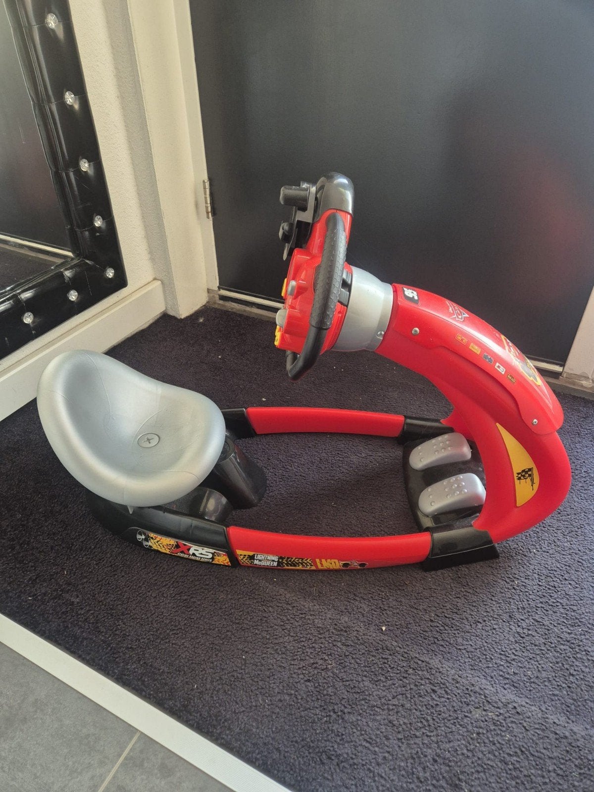 Cars Race Simulator - Smoby Lightning McQueen, Ophalen, Zo goed als nieuw, Jongen