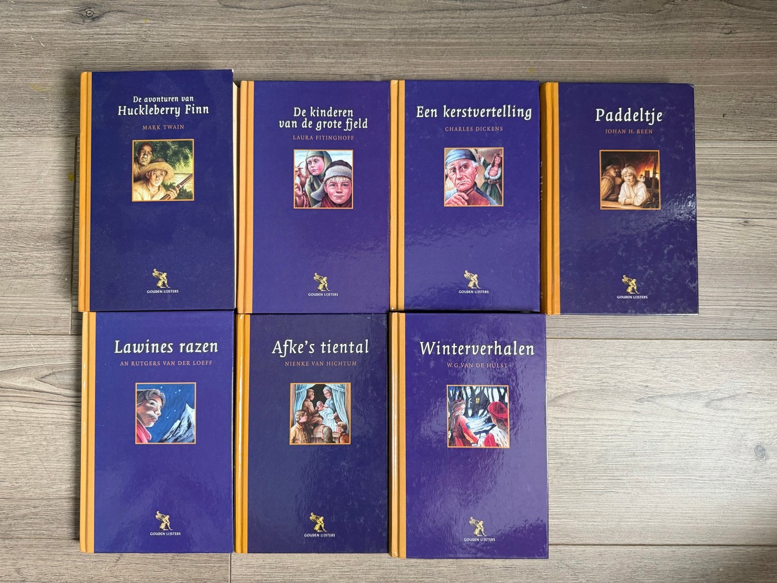 Gouden Lijsters Boekenreeks - 7 Klassieke Jeugdboeken, Ophalen of Verzenden, Zo goed als nieuw, Nederland