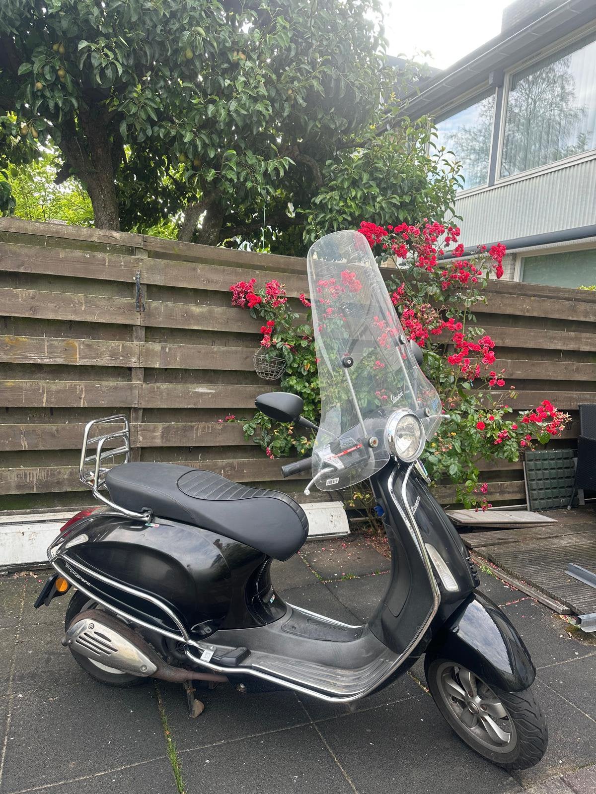 Vespa primavera zwart brom, Ophalen, Gebruikt, Overige modellen, Maximaal 45 km/u