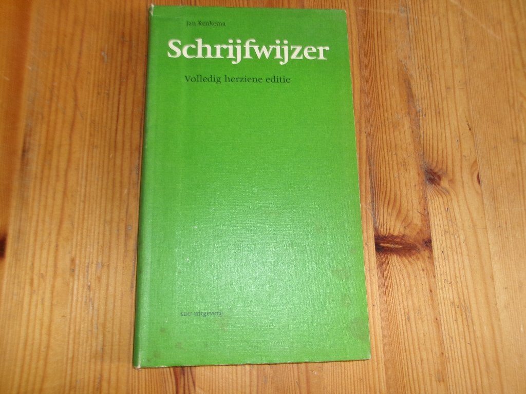 Jan Renkema - Schrijfwijzer, Boeken, Ophalen of Verzenden, Alpha, Gelezen, HBO