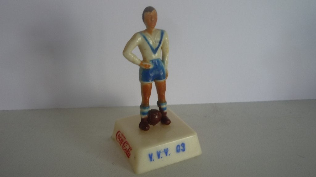 Coca Cola voetbalpoppetje van V.V.V. '03 uit Venlo, Verzamelen, Ophalen of Verzenden, Gebruikt, Overige binnenlandse clubs, Beeldje of Poppetje