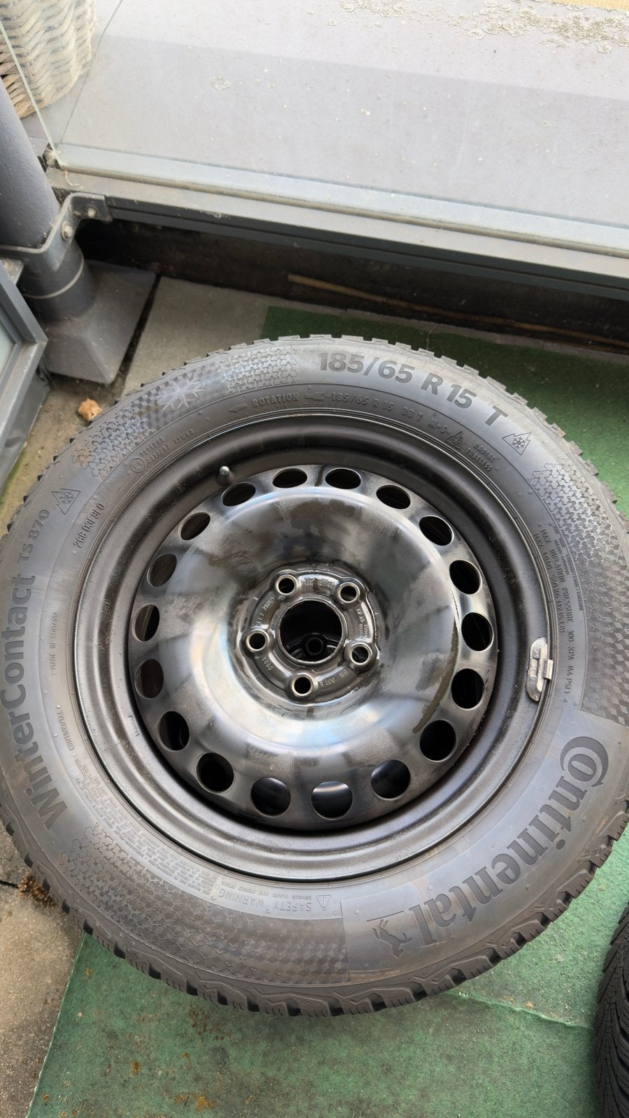 5x100 | VW, Skoda, Seat, Audi | winterbanden 185/65 R15., Auto-onderdelen, Banden en Velgen, Ophalen, Gebruikt, 15 inch, Banden en Velgen