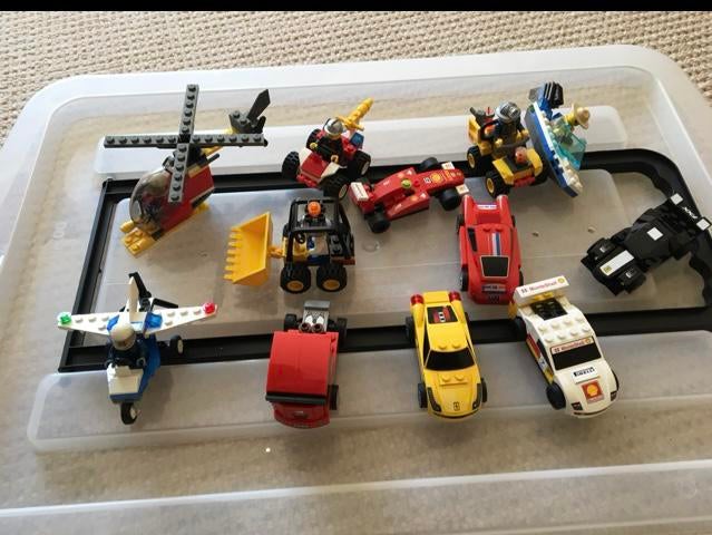 diverse Lego voertuigen auto boot ed, Ophalen of Verzenden, Zo goed als nieuw