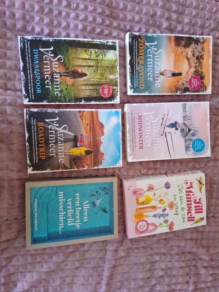 Boekenpakket: Suzanne Vermeer & andere leuke titels, Boeken, Ophalen, Gelezen, Suzanne Vermeer, Lonneke van Engelen, Jill Mansell