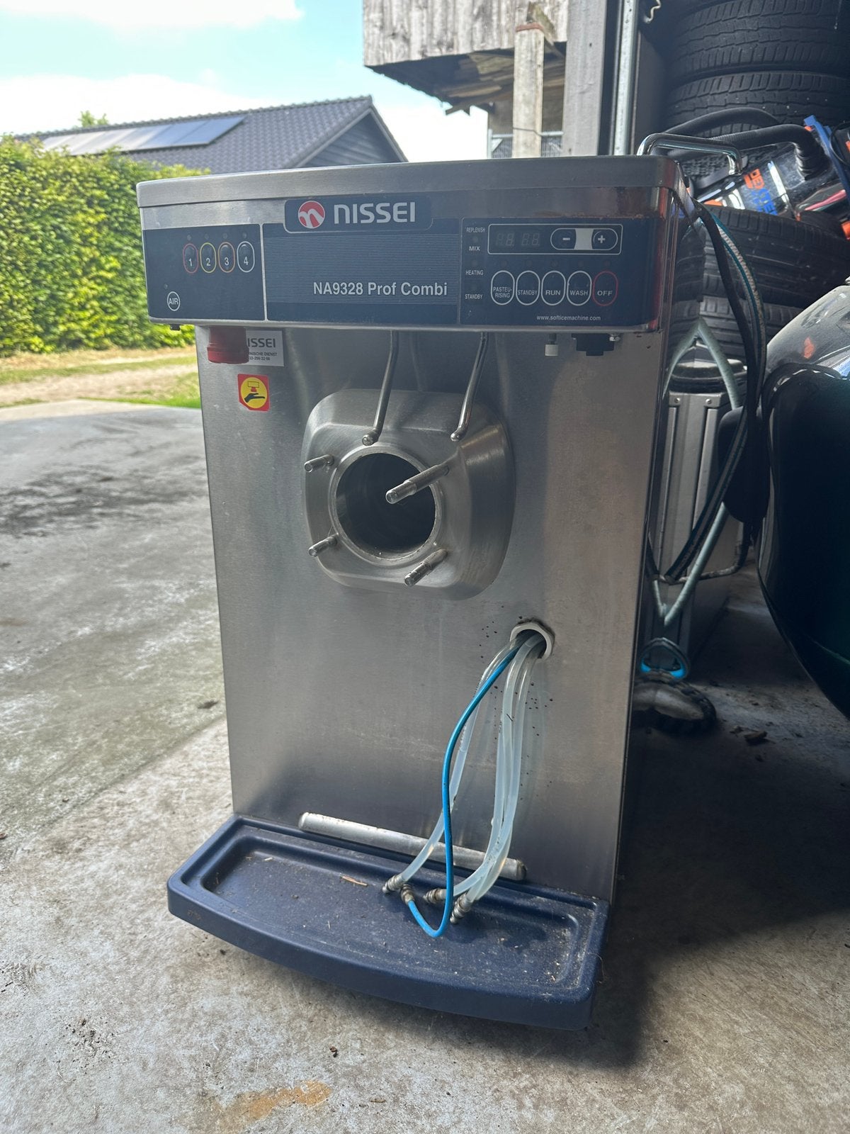 Nissei NA9328 Prof Combi softijsmachine / milkshake machine, Ophalen, Gebruikt