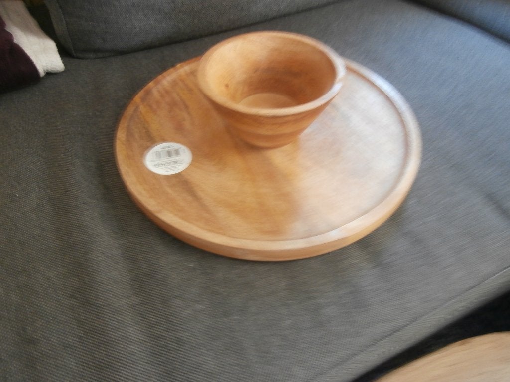 serveerschaal hout schaal Gusta snijplank tapas broodplank, Hout, Snij-/serveerplank, Nieuw, Gusta