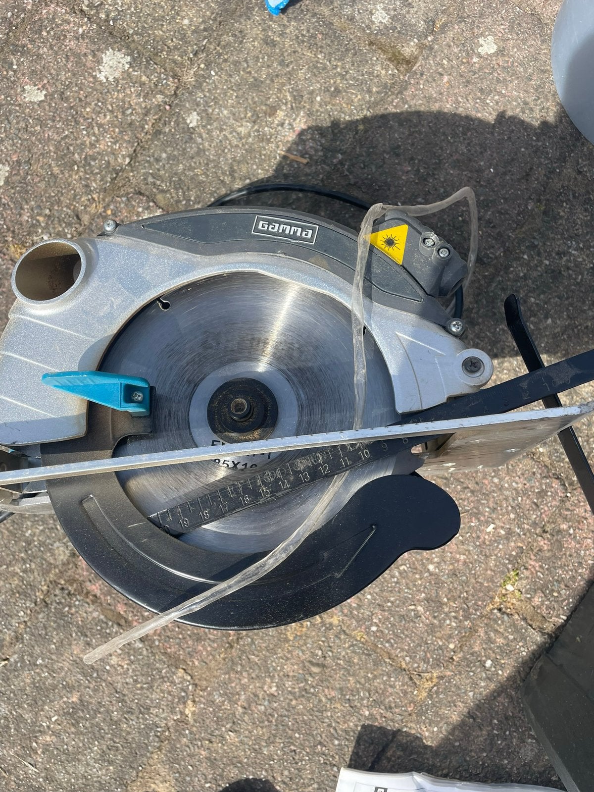 Zgan Gamma cirkelzaag CS13-185, Cirkelzaag, Ophalen of Verzenden, Zo goed als nieuw, 30 tot 70 mm
