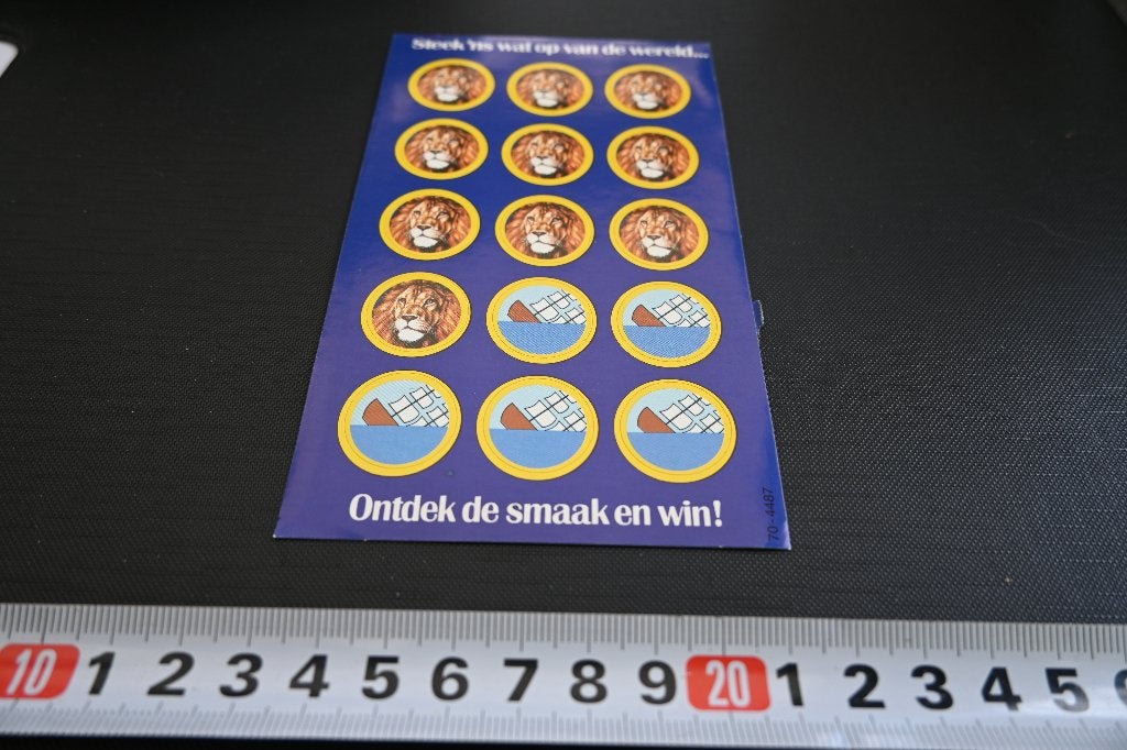 sticker samson shag steek 'ns wat op van de wereld - set, Verzamelen, Ophalen, Zo goed als nieuw