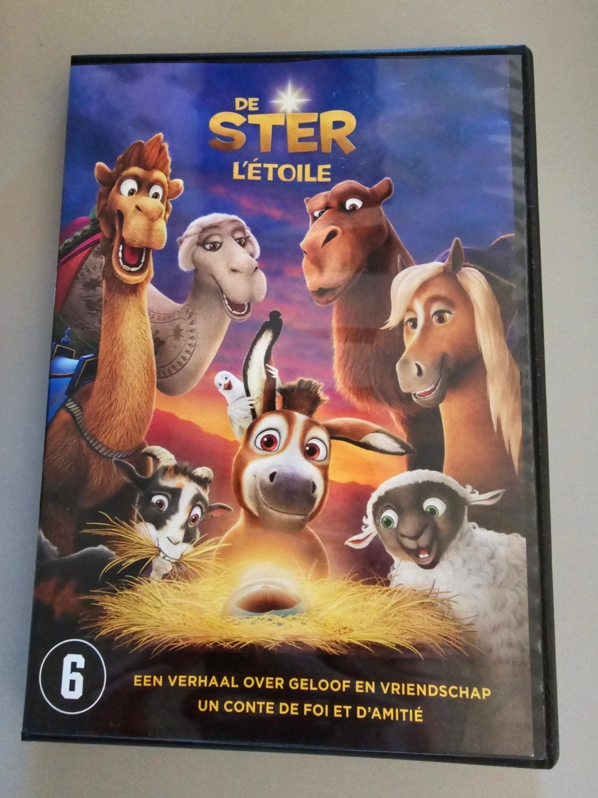 Dvd de ster - kerst kerstfilm, Alle leeftijden, Ophalen of Verzenden, Nederlands, Tekenfilm