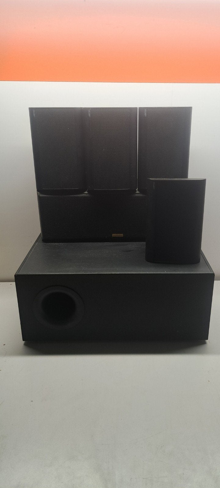 Jamo Surround Set: 4x Sat 80, Center 40, SW 80, Ophalen of Verzenden
