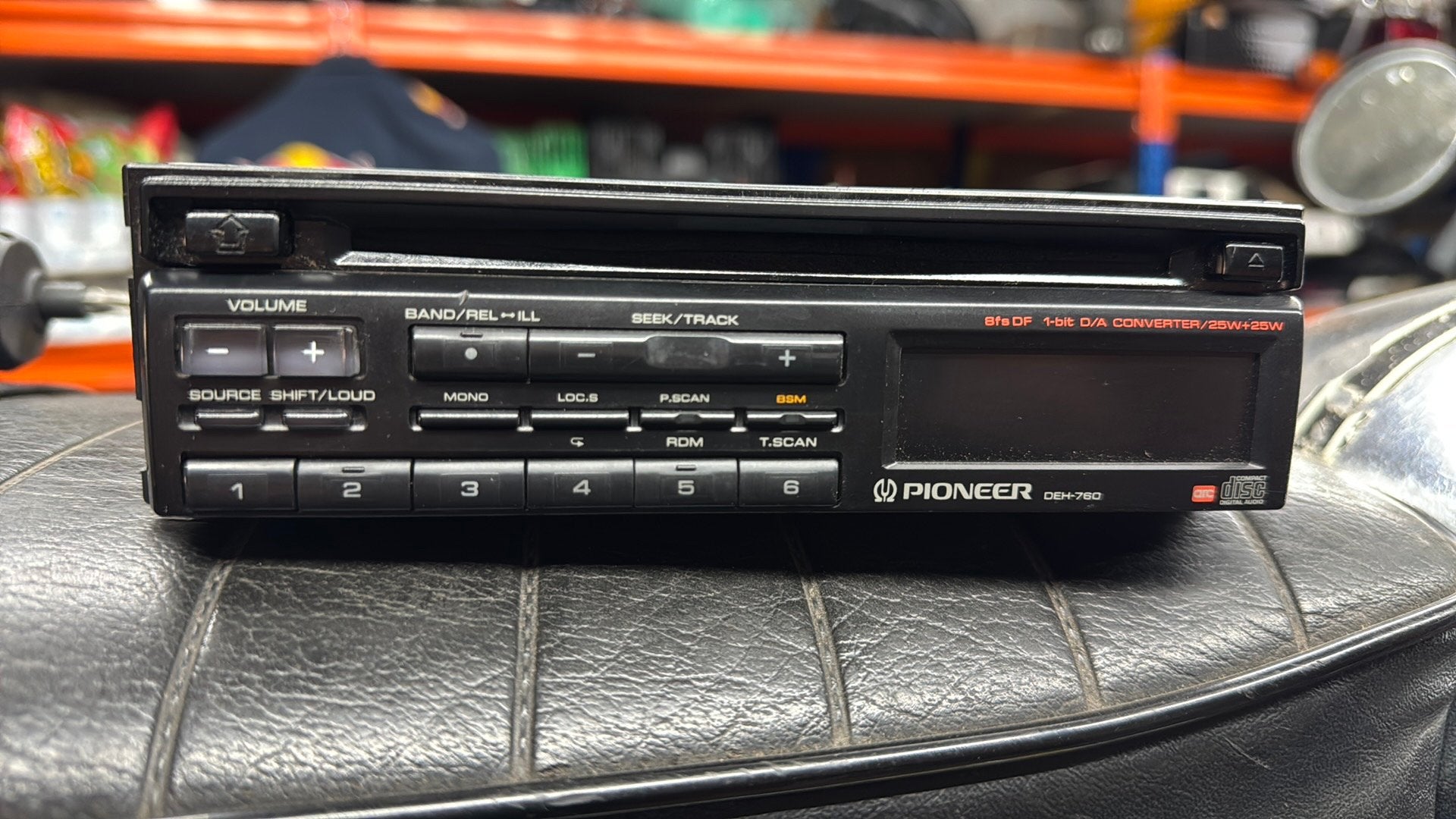 pioneer deh-760 cd speler, Auto diversen, Ophalen of Verzenden, Gebruikt