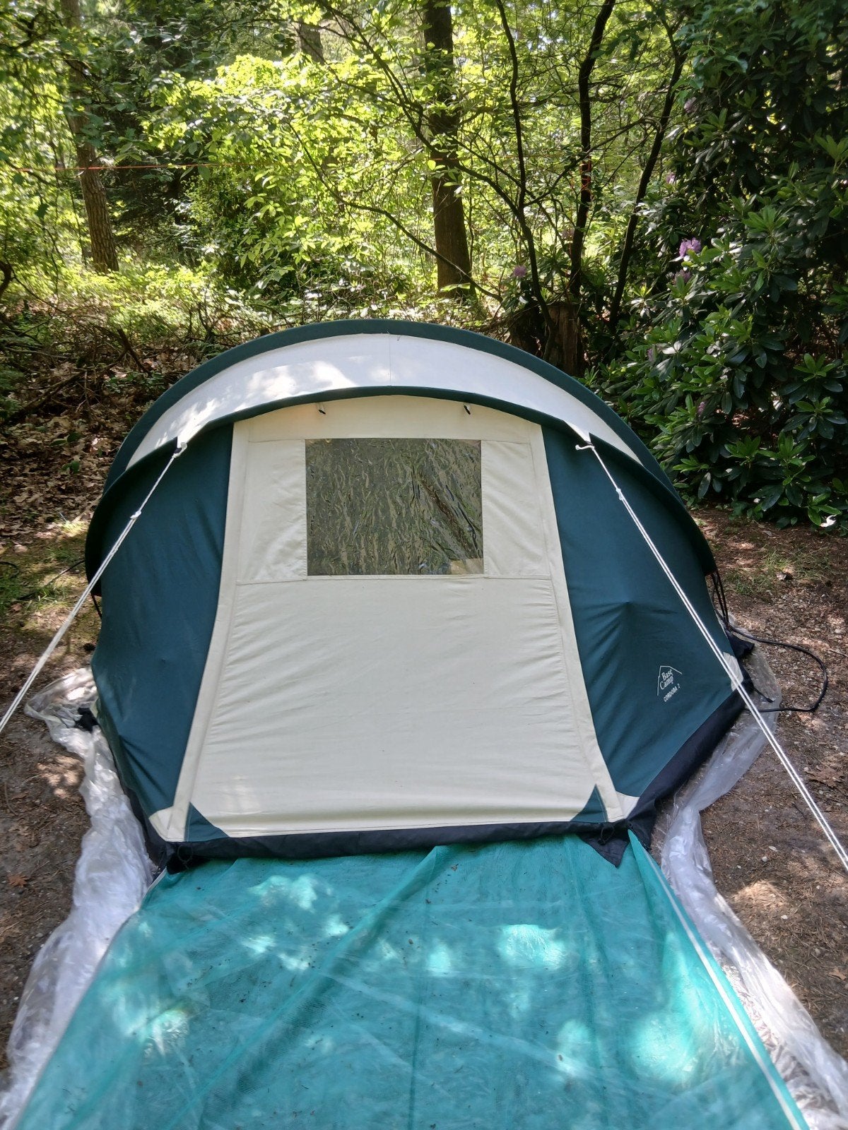 2-persoons Katoenen Tent - Goede Kwaliteit, Caravans en Kamperen, Tenten, Ophalen of Verzenden, Gebruikt, Tot en met 2