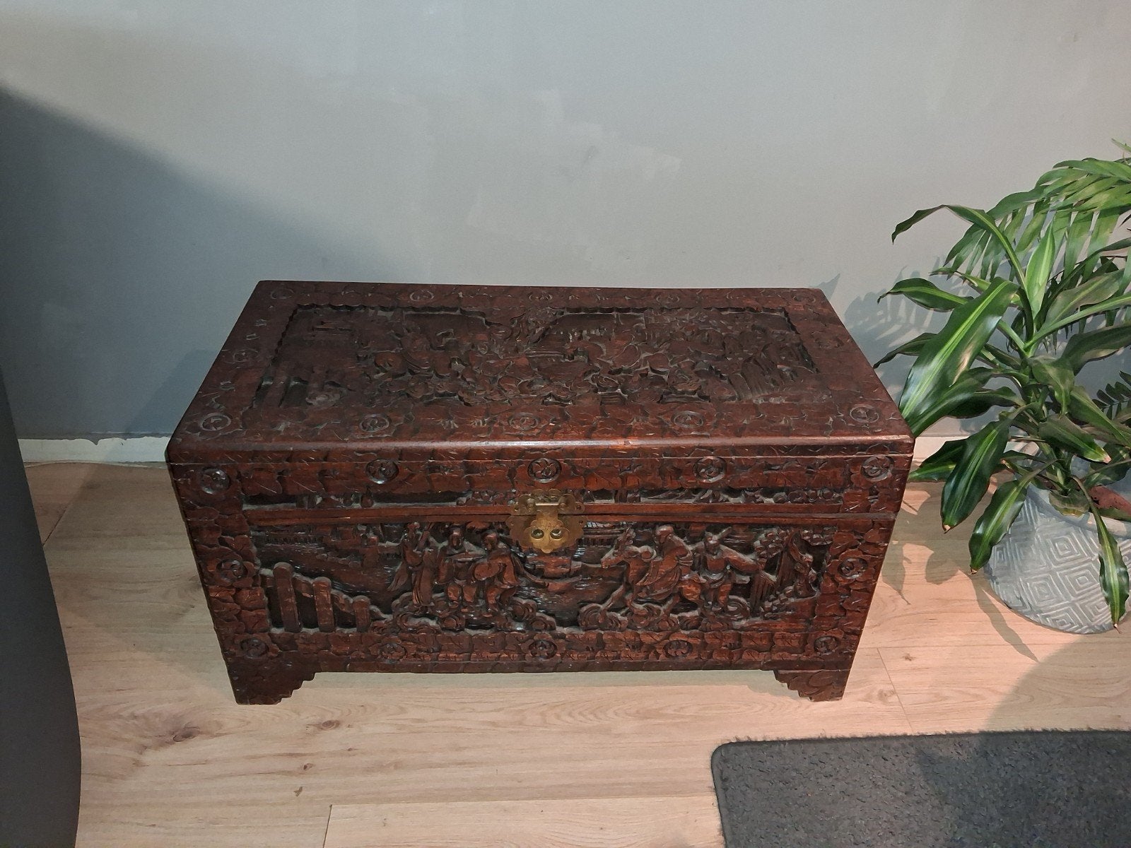 Kamfer hout kist, Ophalen, Overige houtsoorten, 50 tot 100 cm, Minder dan 50 cm