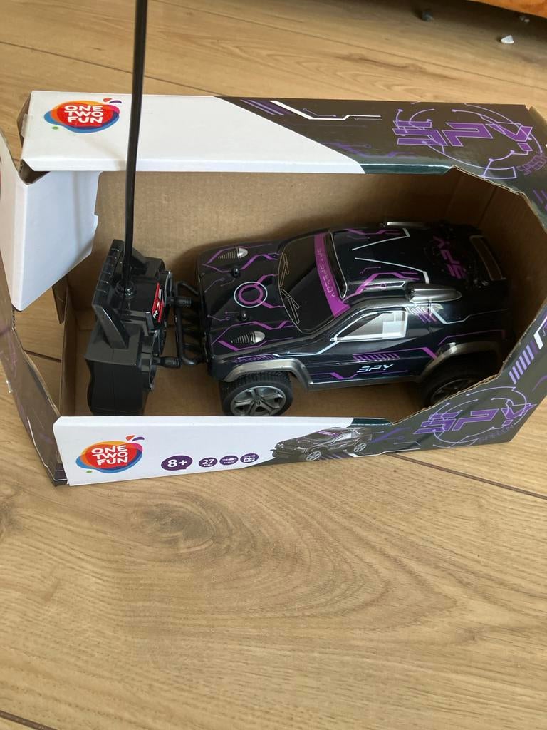 One Two Fun RC Spy Speedy Auto met Afstandsbediening, Elektro, Gebruikt, Ophalen of Verzenden, Auto onroad