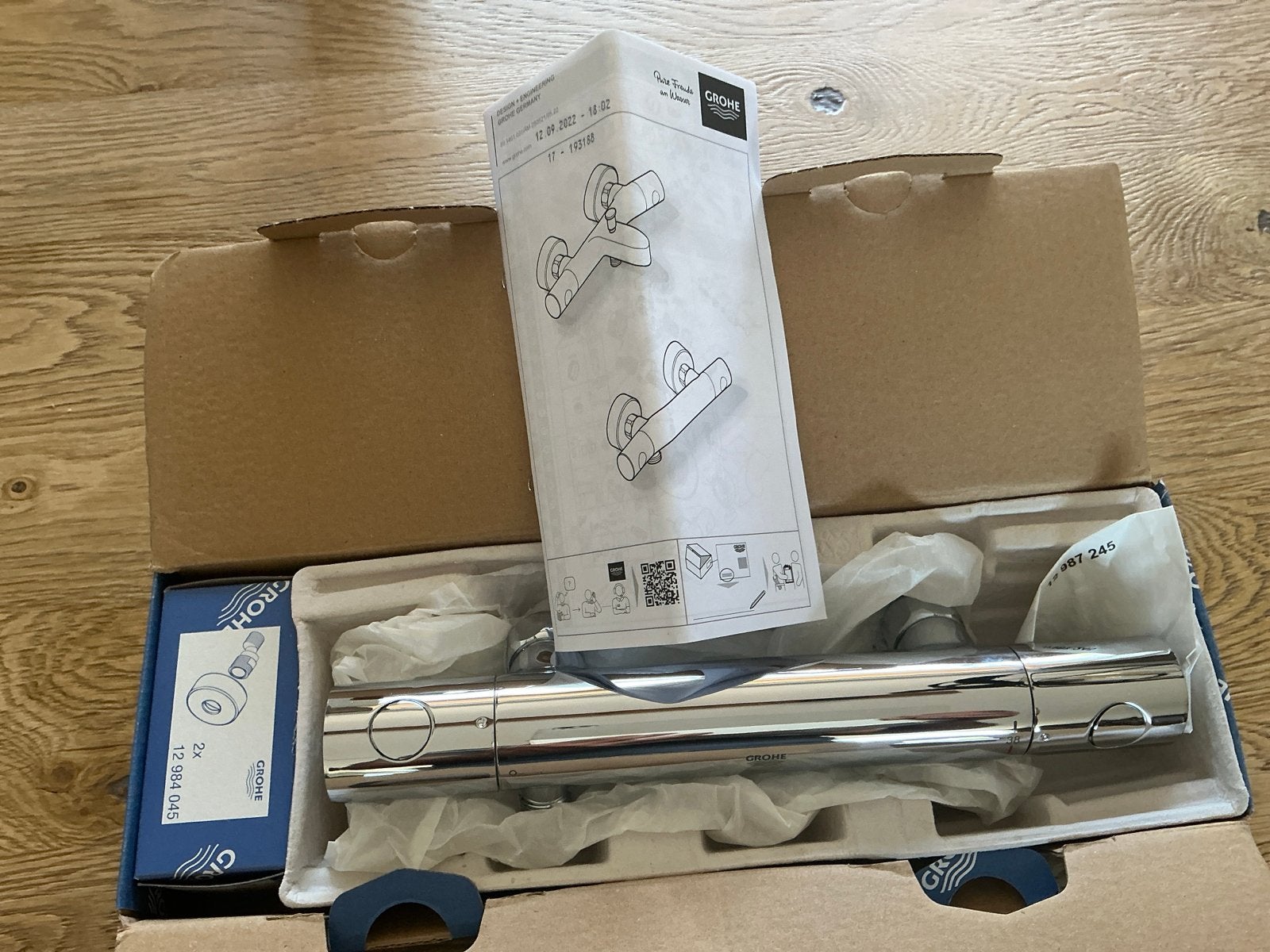Grohe Grohtherm 800 Douchekraan - Nieuw in doos, Ophalen of Verzenden, Nieuw, Chroom, Douche