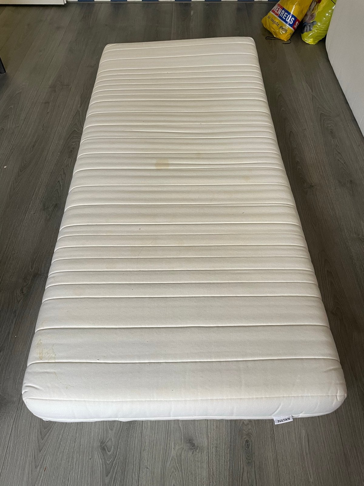 Sultan 1-persoons matras 90x200 (afritsbaar en wasbaar), Ophalen, Gebruikt, 90 cm, Eenpersoons