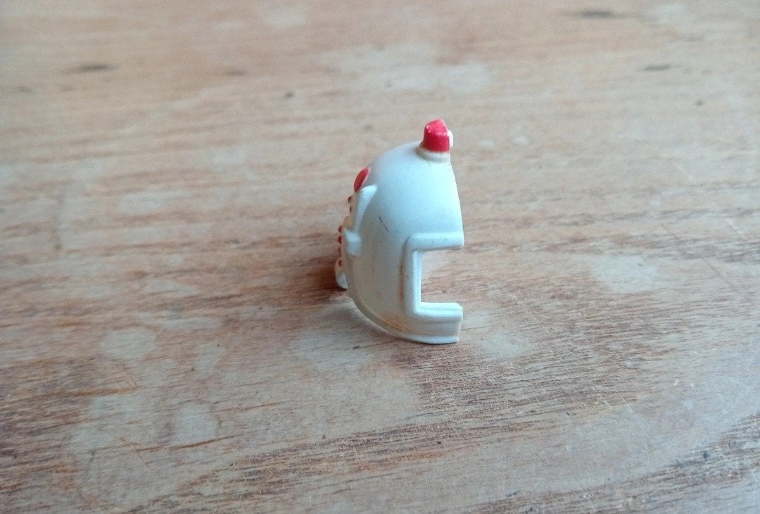 Ghostbusters vintage egon spengler figuur helm RIGHT half, Ophalen of Verzenden, Gebruikt