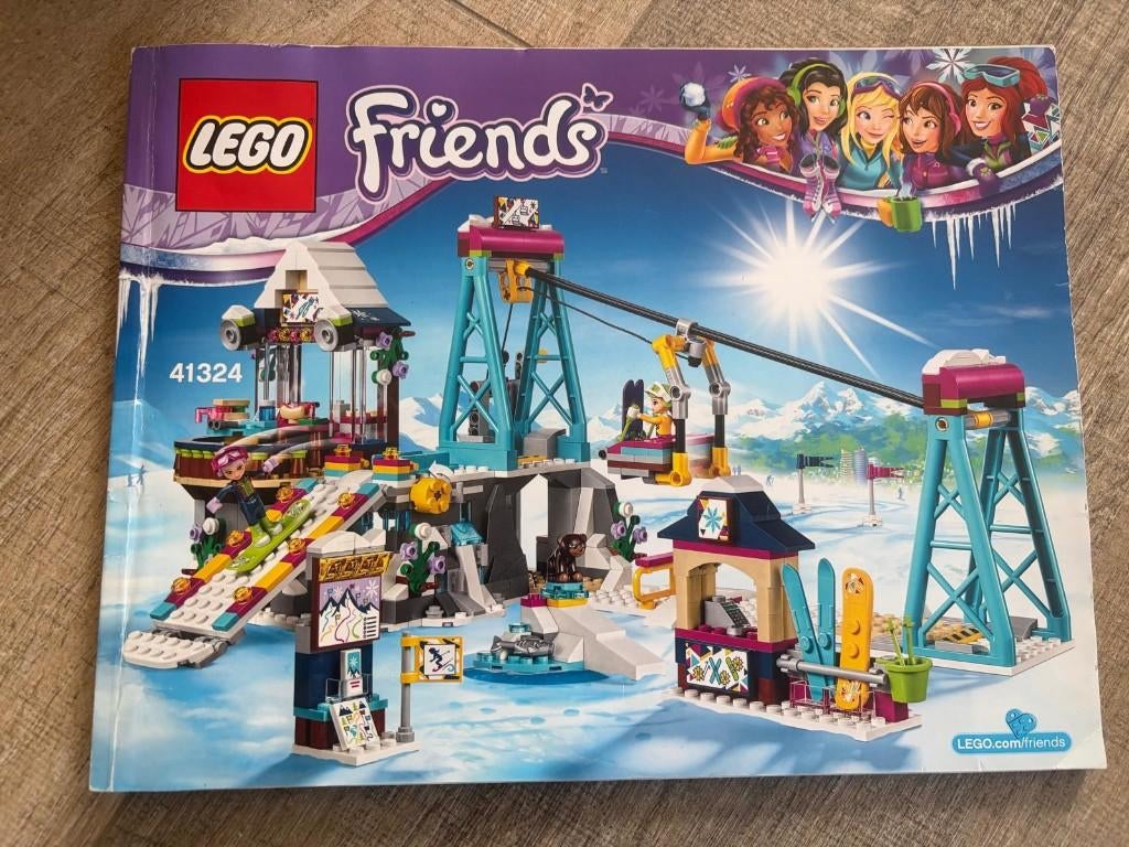 Lego Friends ski lift set nummer 41324, Compleet, Lego, Friends, Ophalen of Verzenden