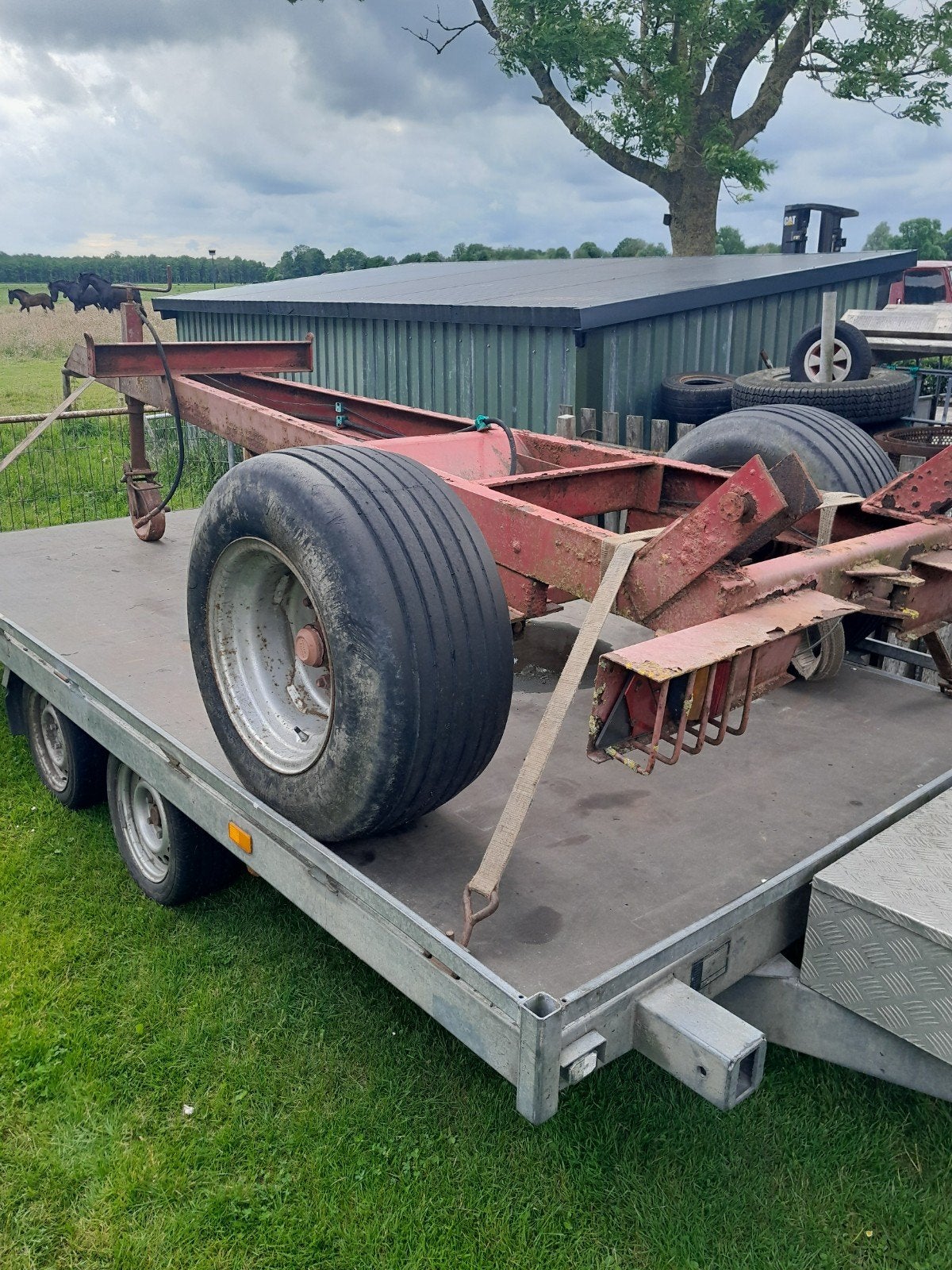 Kieper onderstel, 100 liter of meer, Ophalen, Transportkar