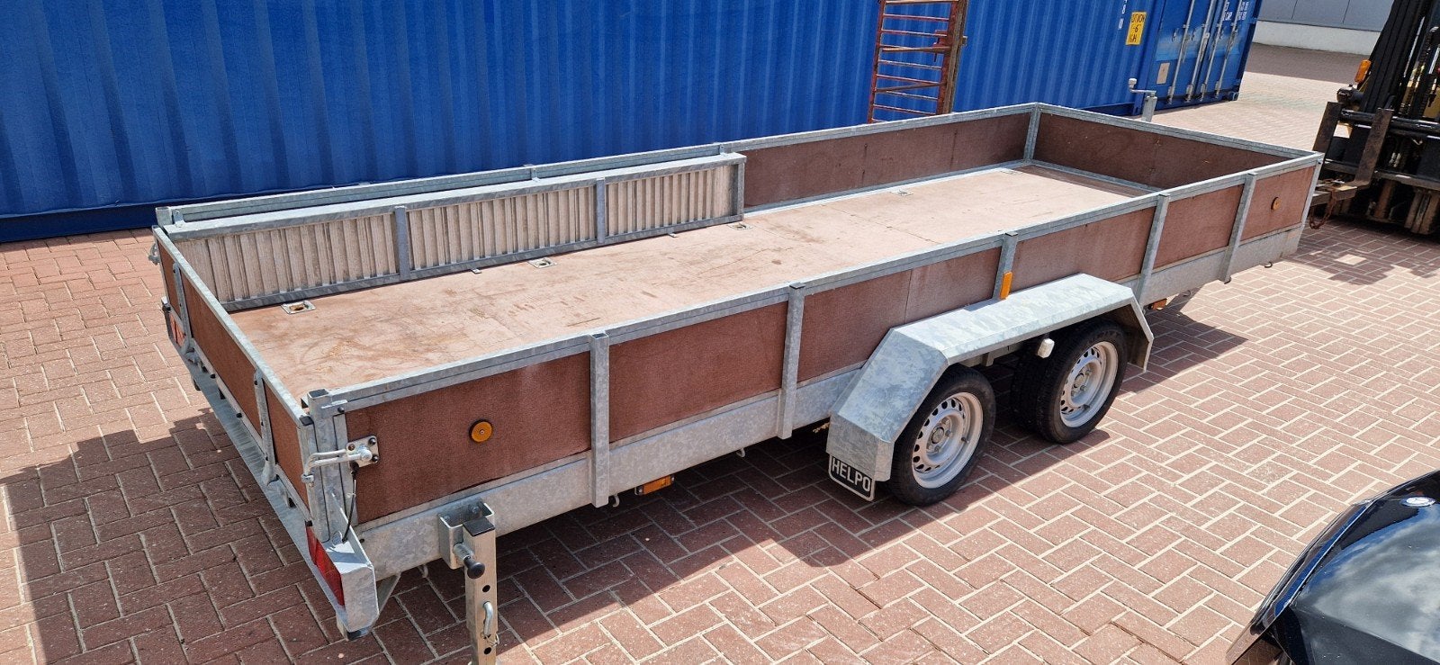 Machinetransporter 3,5 ton, Ophalen