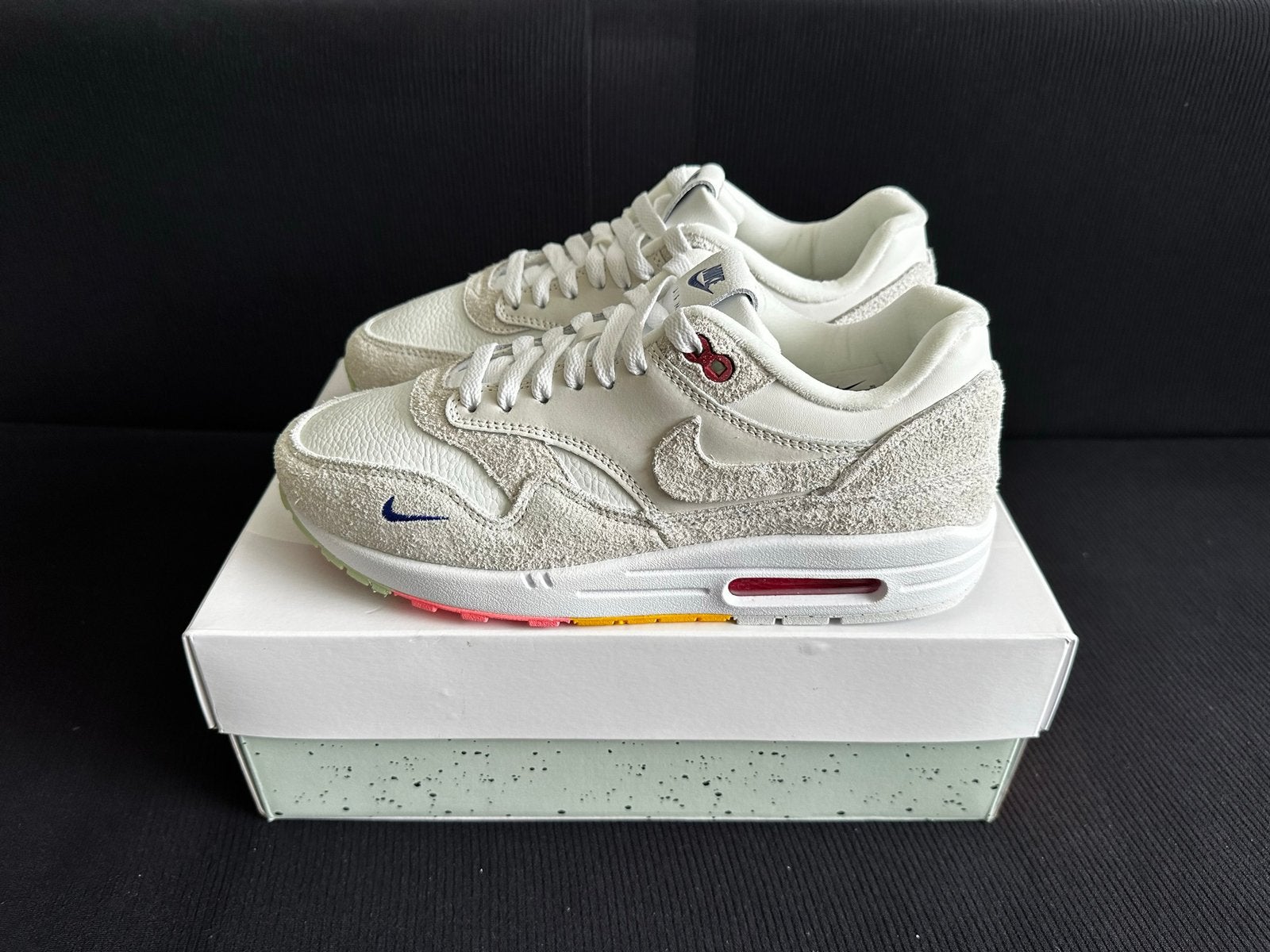 Nike Air Max 1 / “Pom Pom Polka Dots” / Maat 43, -, Wit, -, Nieuw