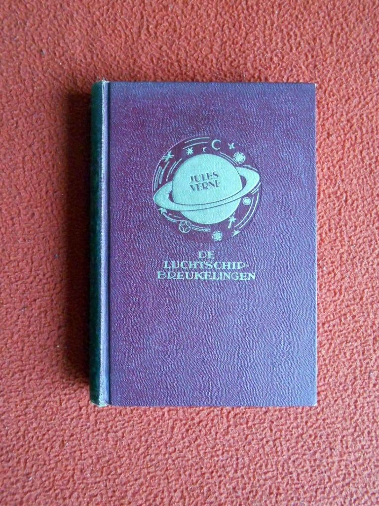 Jules Verne: Hollandsch Uitgeversfonds, Amsterdam 1929 (2x), Boeken, Ophalen of Verzenden, Gelezen