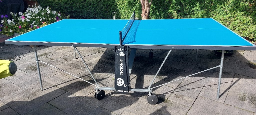 Tafeltennistafel outdoor, Ophalen, Gebruikt, Tafel Outdoor, Inklapbaar