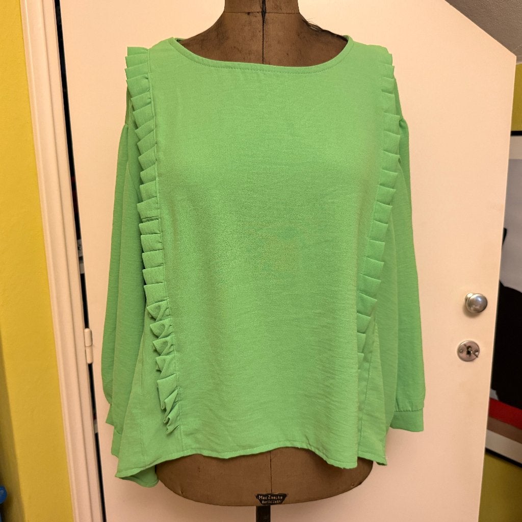 Paprika blouse top Mt 46-48, Verzenden, Maat 46/48 (XL) of groter, Zo goed als nieuw, Paprika