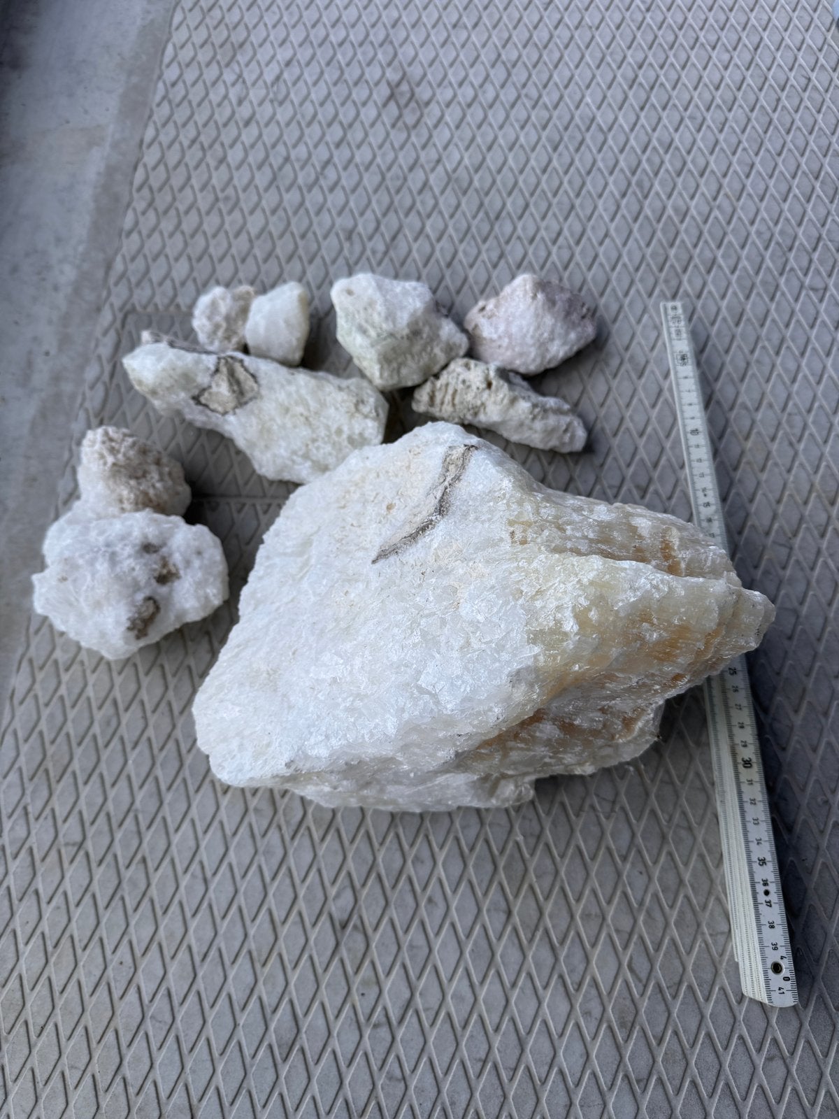 Bergkristal stenen - ruim 14 kg voor sieraden, decoratie, Ophalen of Verzenden, Gebruikt