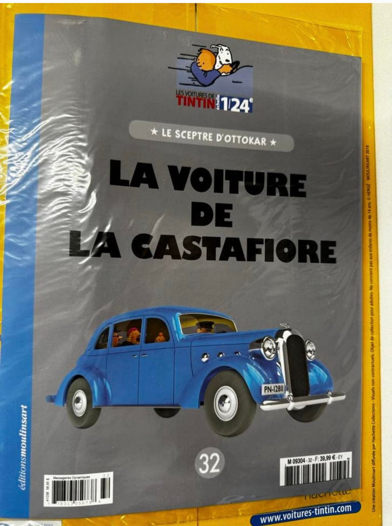 Kuifje auto 1:24 auto van bianca castafiore nr 32, Ophalen of Verzenden, Nieuw