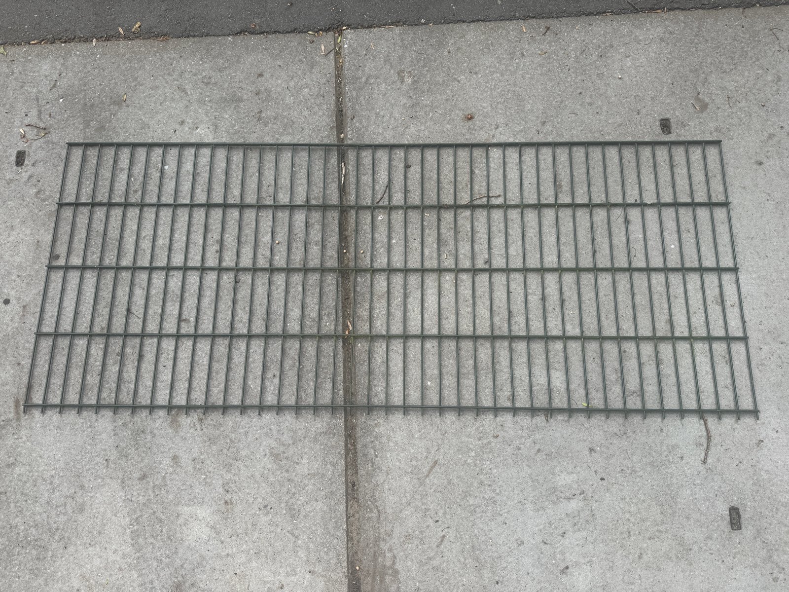 Dubbelstaafmat hekwerk 80x200 cm 5 stuks, Tuin en Terras, Ophalen, Gebruikt, IJzer, Dubbelstaafmat hekwerk