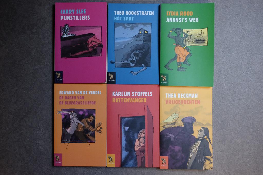 Jonge Lijsters Serie 2002, 6 boeken, Gelezen, Carry Slee, Ophalen of Verzenden, Fictie