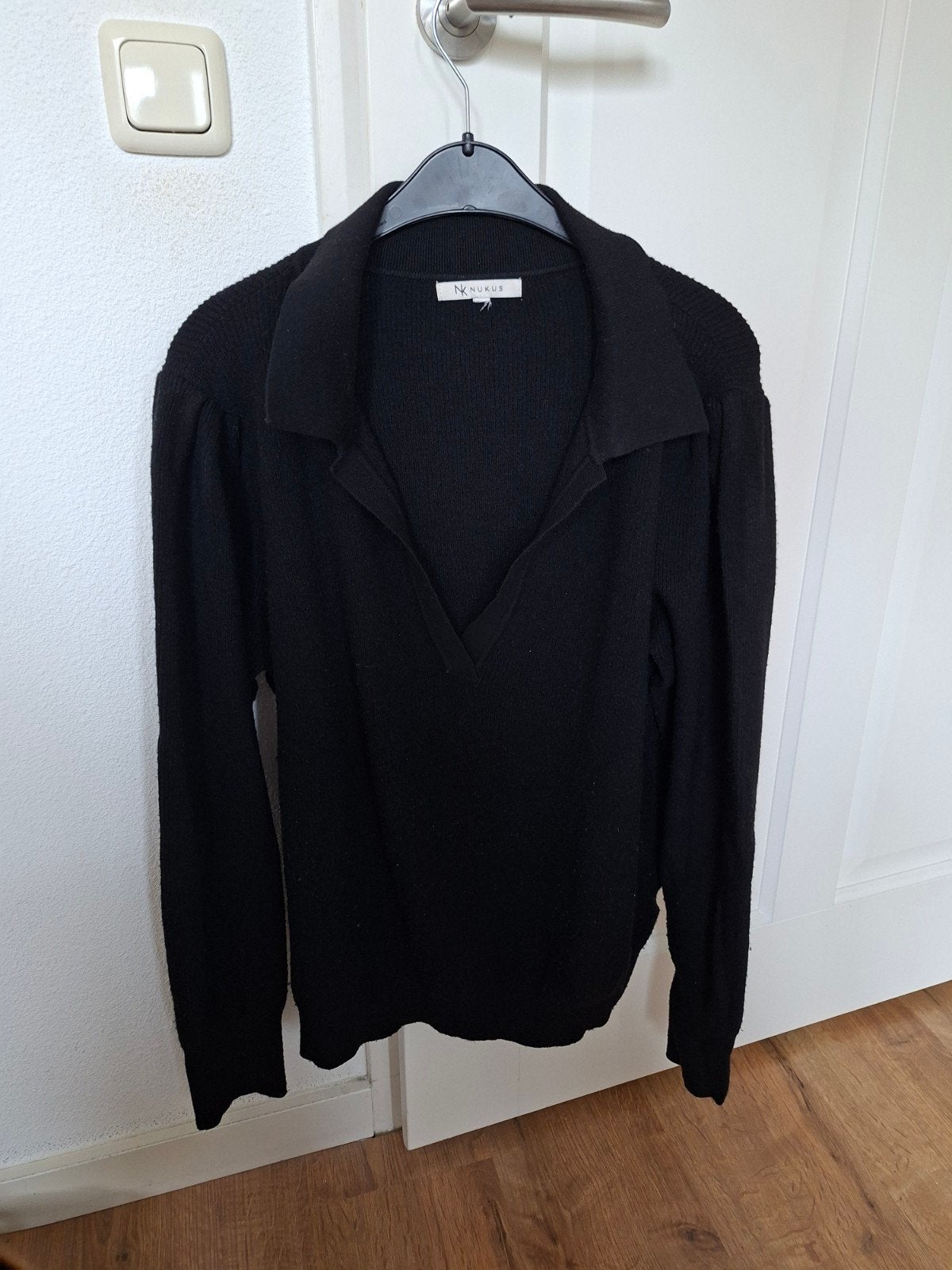 Nukus Zwarte trui  V-hals maat XXL, Verzenden, Zwart, Maat 46/48 (XL) of groter, Nukus