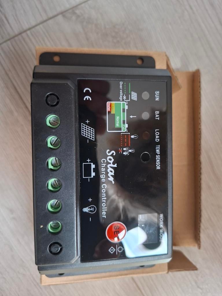 CMT-30A Solar Charge Controller 30A 12V/24V — NIEUW, Ophalen of Verzenden, Nieuw