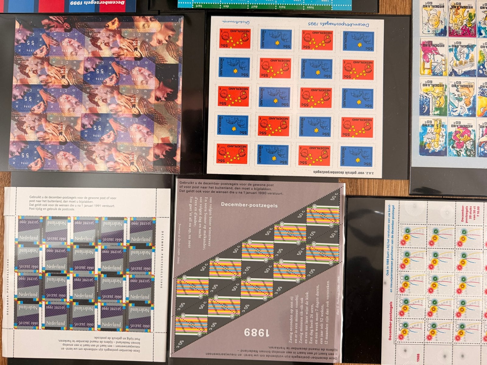 Diverse Decemberzegels Collectie -Postfris 1988 89 90 95 etc, Verzenden, Na 1940, Postfris