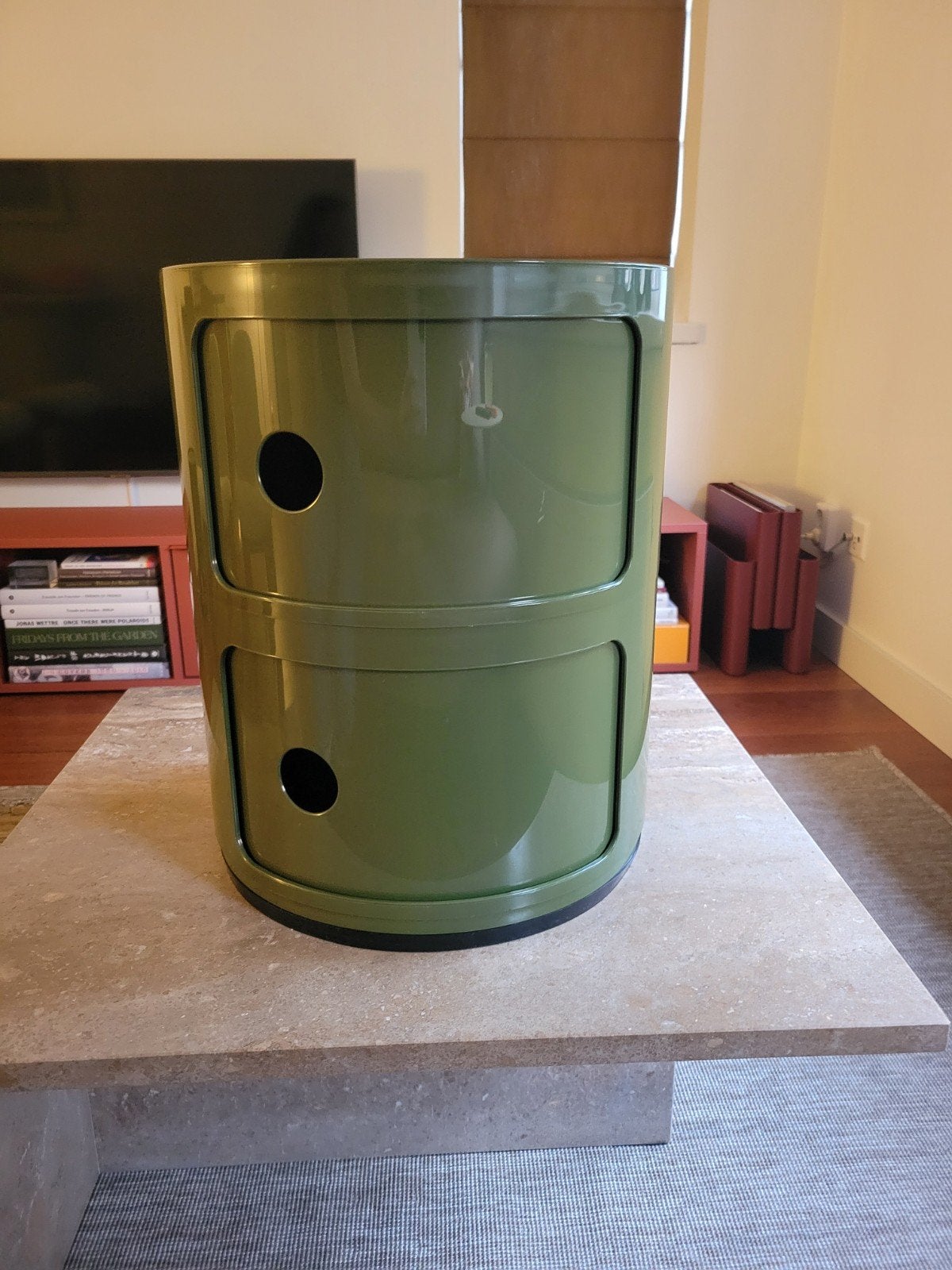 Kartell Componibili opbergmeubel - Olijfgroen, Ophalen, Gebruikt