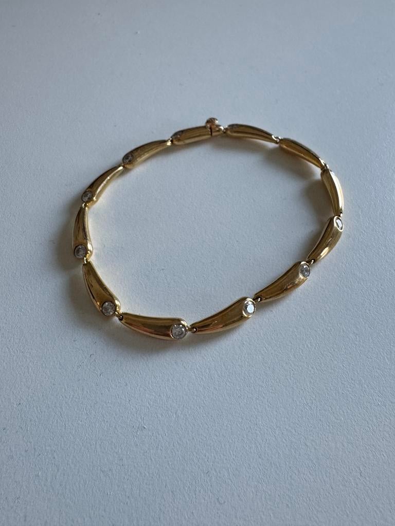PDPAOLA gold plated armband, Ophalen of Verzenden, Zo goed als nieuw, Goud, Zilver