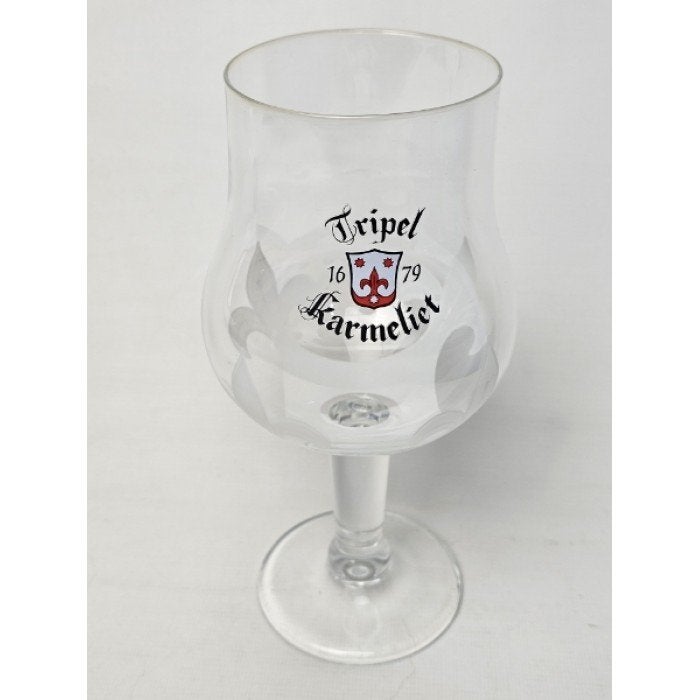 # Tripel karmeliet bier glas. Bierglas, Ophalen of Verzenden, Gebruikt, Bierglas
