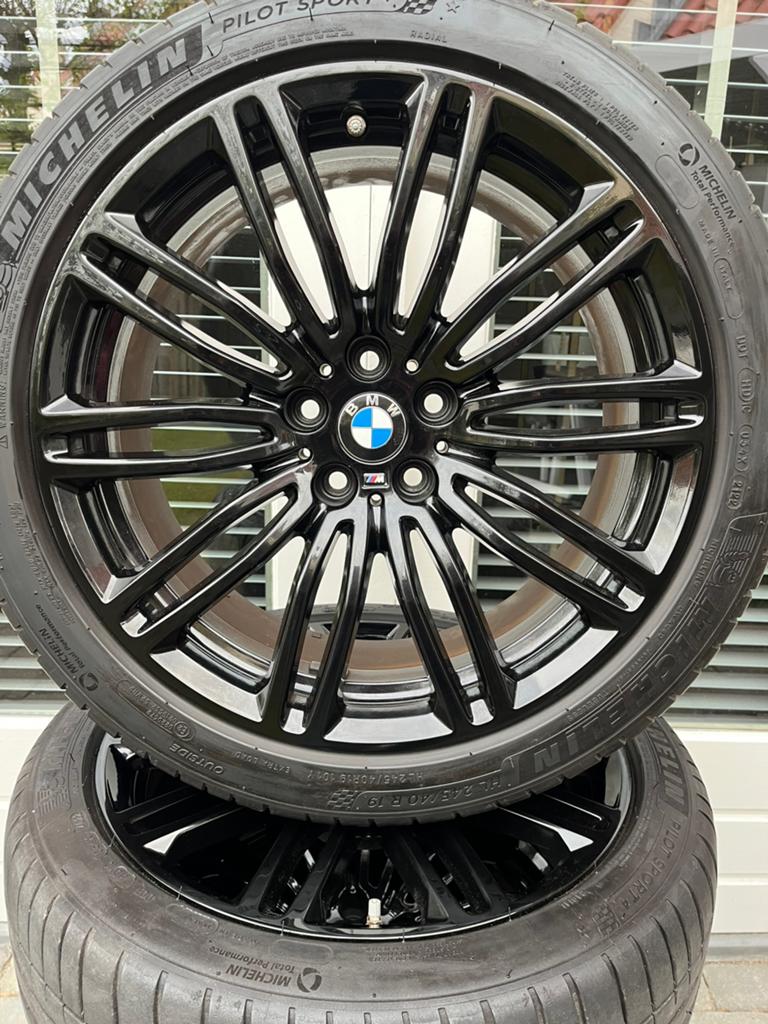 Bmw 5 serie G30 G31 19 inch 664M LM velgen Michelin zomer, Auto-onderdelen, Banden en Velgen, Banden en Velgen, Personenwagen